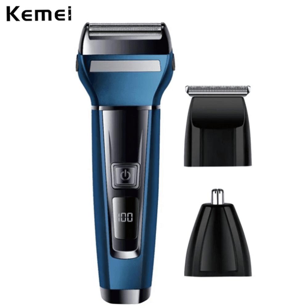 Kemei KM-6541 Multi-Functional 3-in-1 Hair Clipper, Shaver, and Nose Hair Trimmer for Men