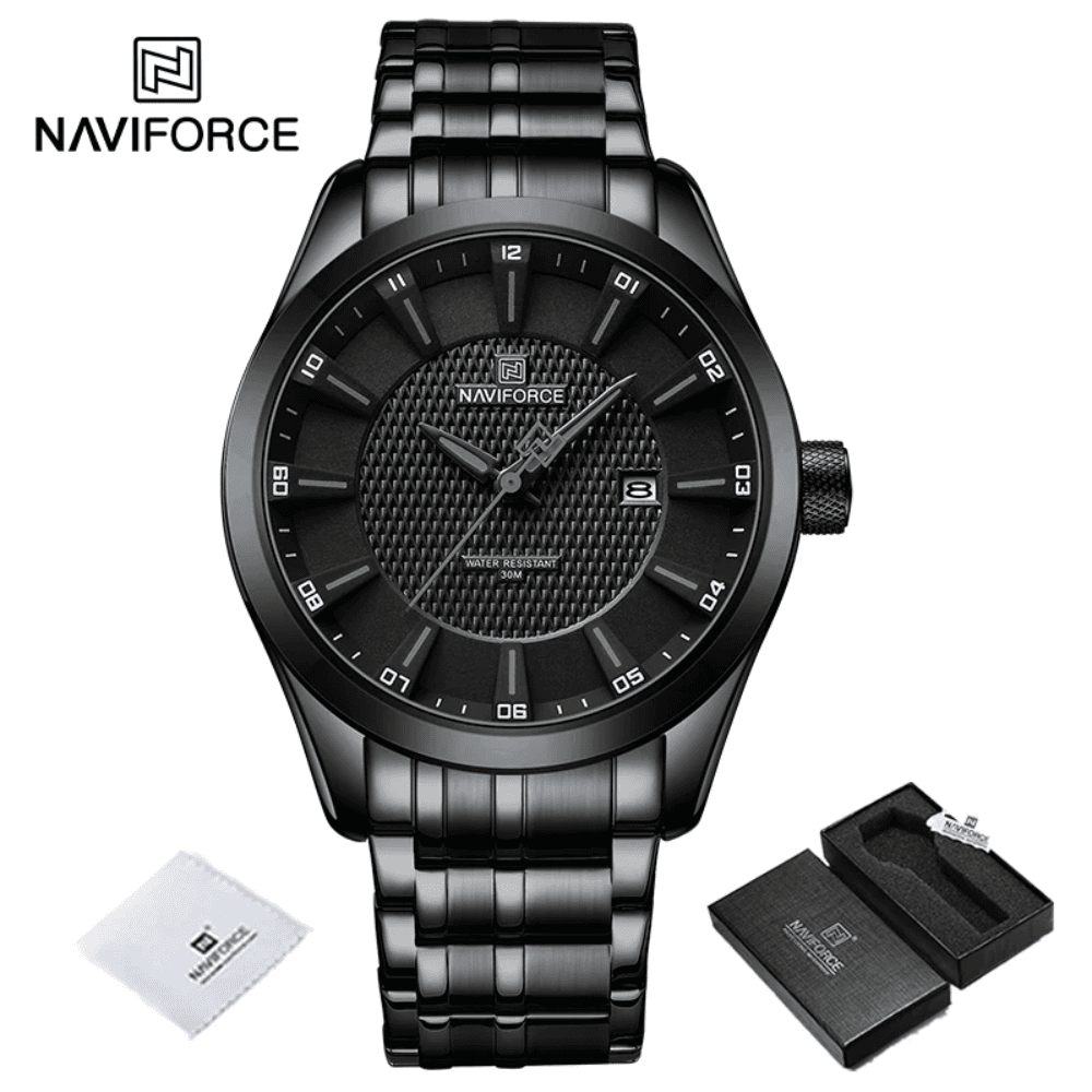 NAVIFORCE 8032 New Design Men Luxury Watches Simple Fashion Wristwatch Casual Male Quartz Stainless Steel Strap Clock Reloj Hombre