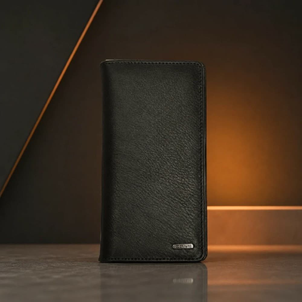 Zays Handcrafted Premium Eco-Friendly Leather Long Wallet for Mobile and Many things