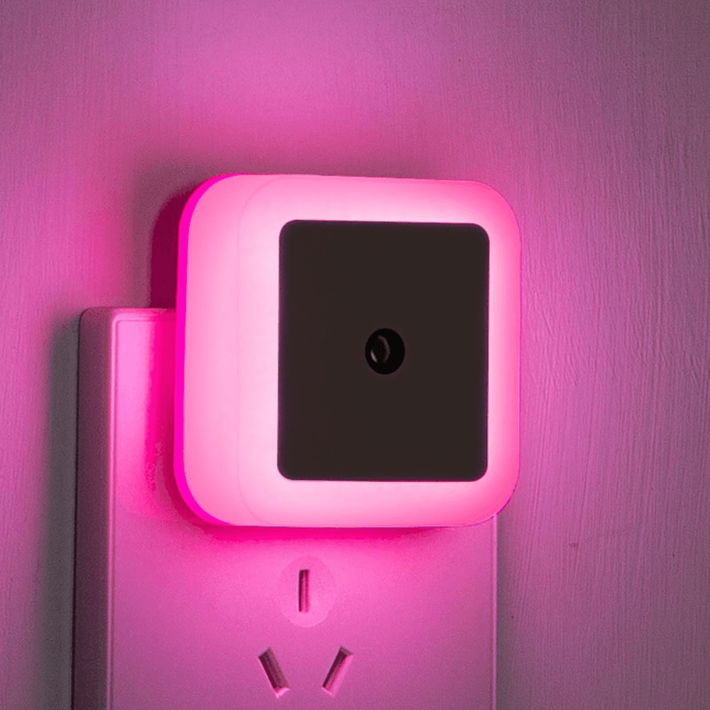 Auto On/Off Mini Wall LED Night Light | Illuminate Your Bedroom with Convenient Nightlight