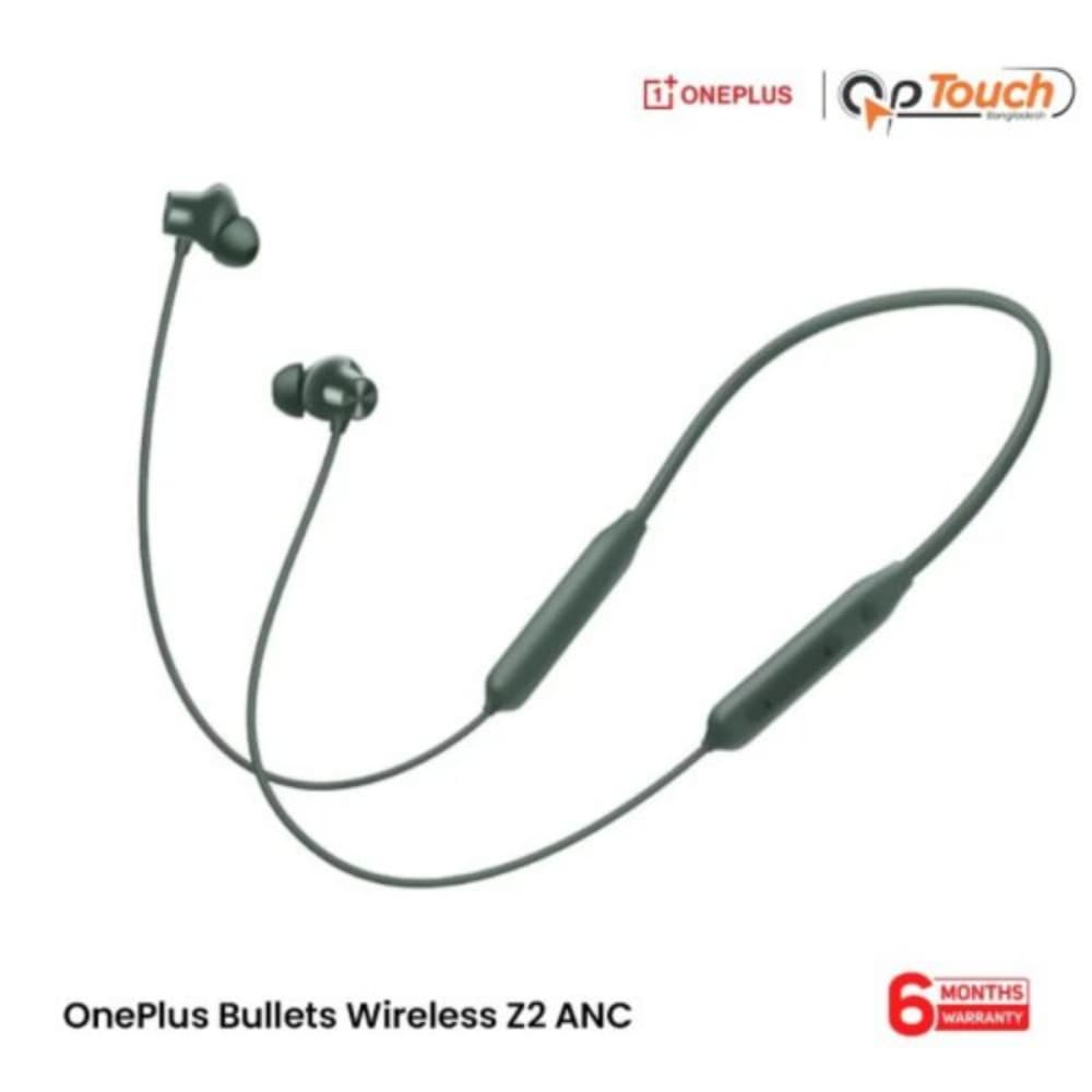 OnePlus Bullets Wireless Z2 ANC Bluetooth Neckband -45dB ANC