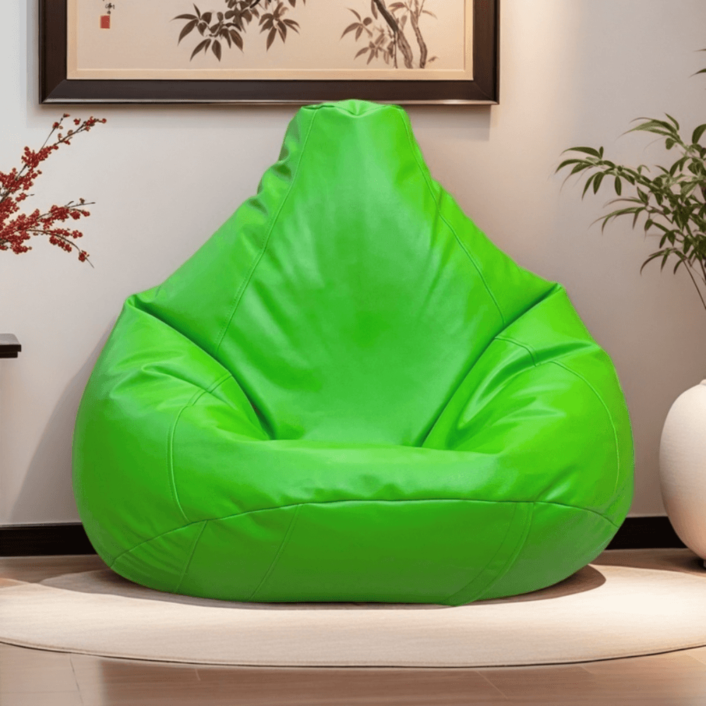 LAZY DUDE XXL Slim Fit Multiple Shaped Lazy Bean Bag - Color Light Green