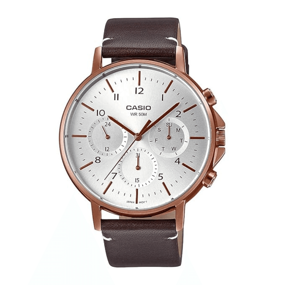 Casio Enticer Men Analog Rose Gold Dial Men's Watch - MTP-E321RL-5AVDF