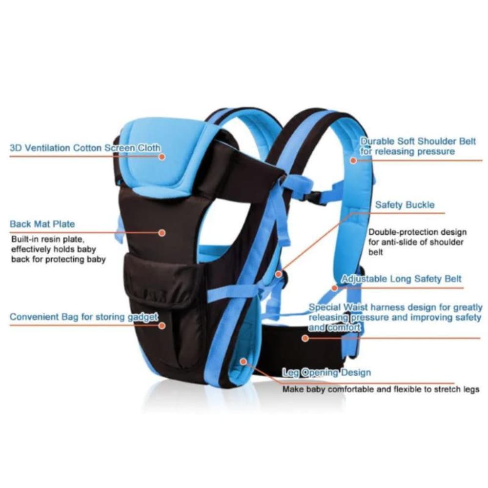 Comfortable and Stylish Baby Carrying Bag, Will baby Carrying Bag - Multi-Color
