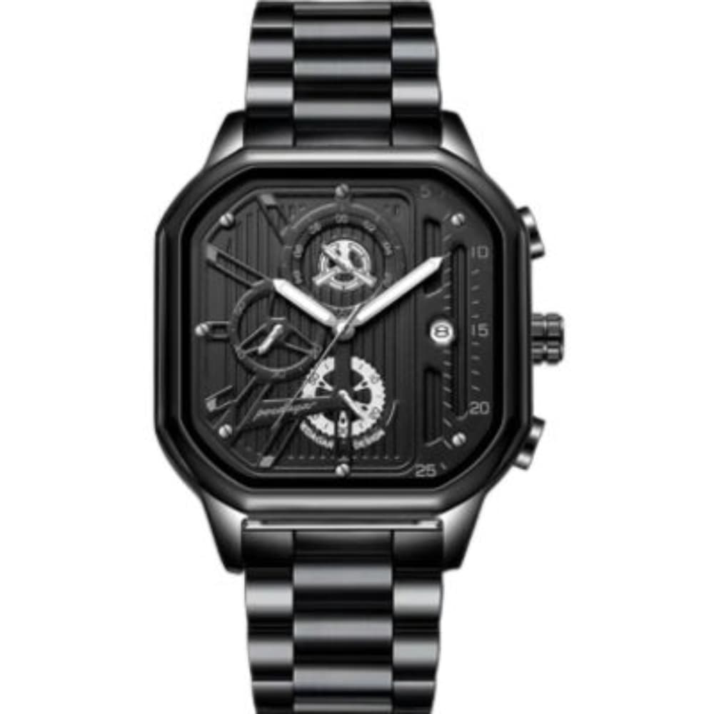 Poedagar 628 new model unique design luxury fashion stainless steel imported chronograph active waterproof wrist-watch