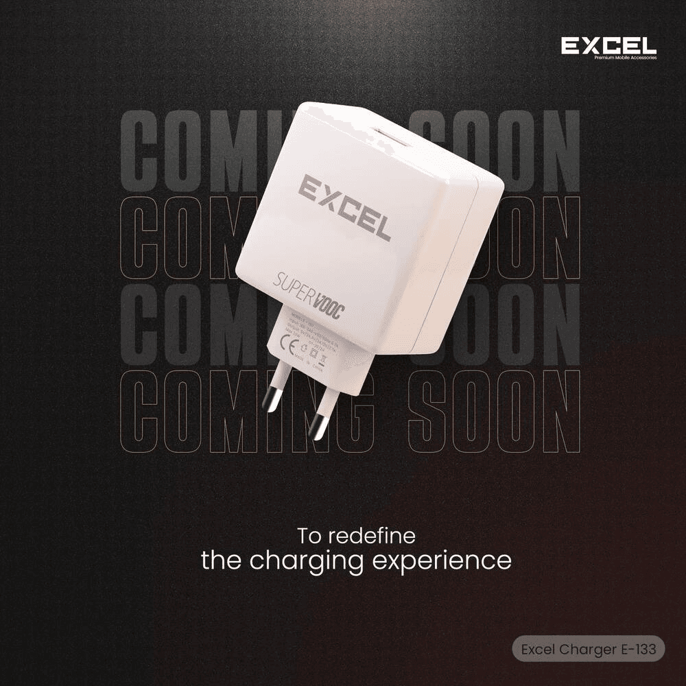 EXCEL SUPER VOOC CHARGER E-133 (Lightning)