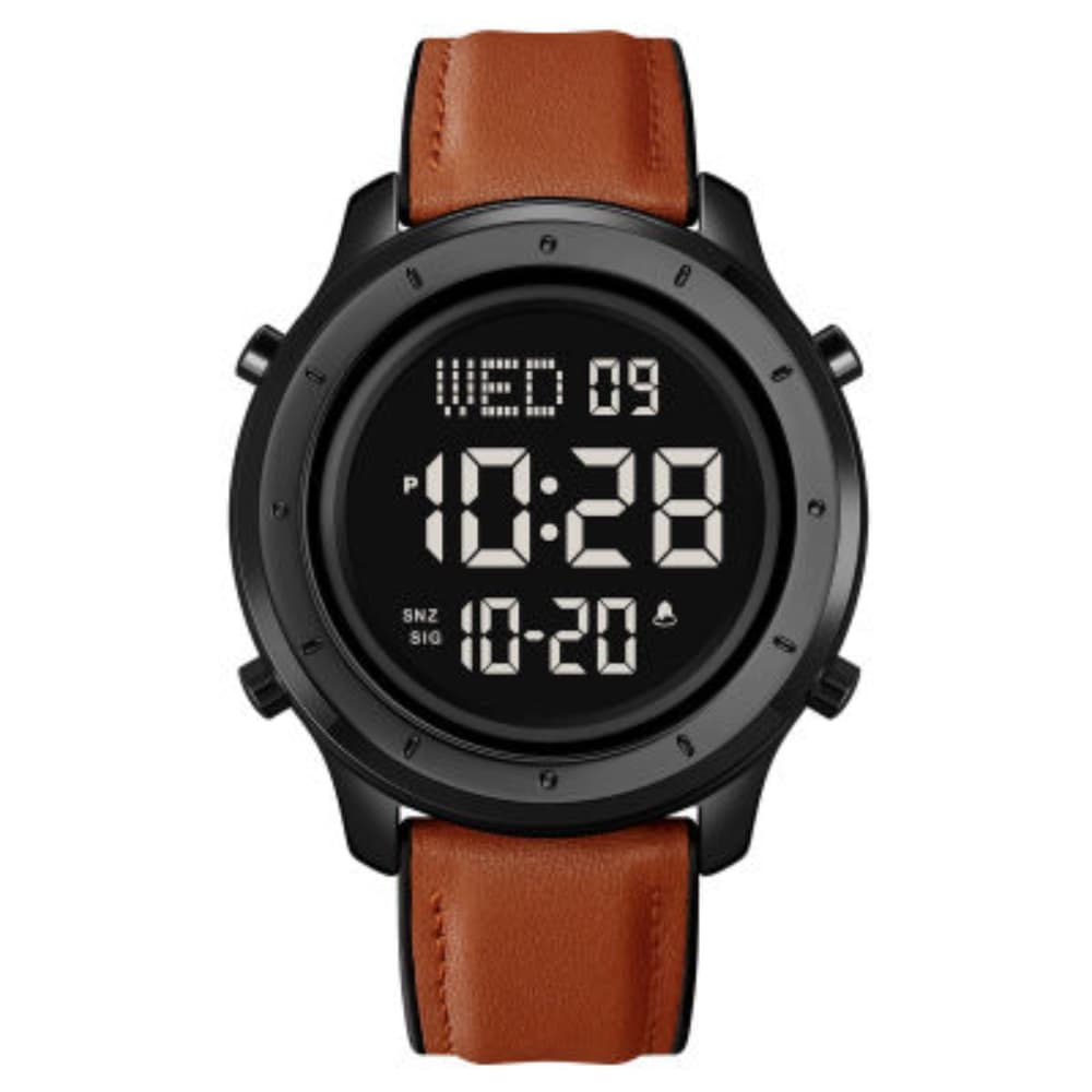 SKMEI 1864 Waterproof Man Watch Countdown Calendar Digital Men's Wristwatch LED Light Stopwatch Sport Watches