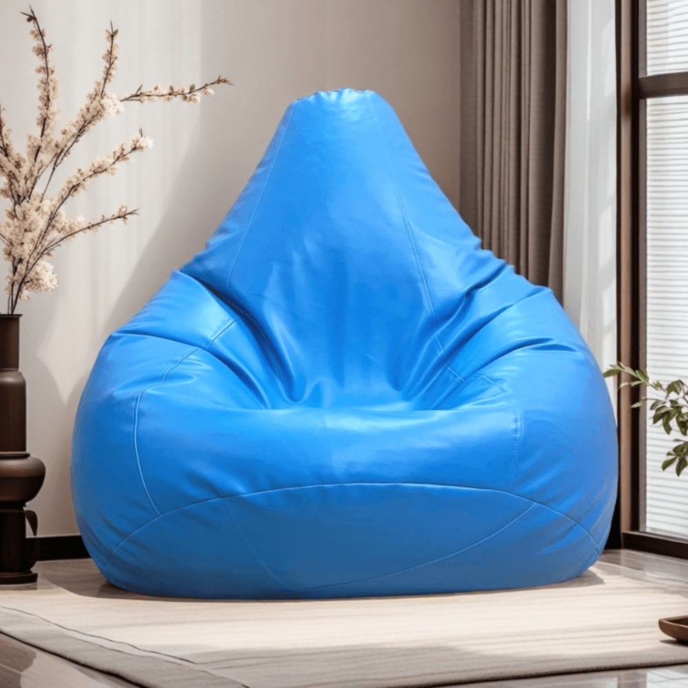 LAZY DUDE XXXL Water Drop Shaped Lazy Bean Bag - Color Sky Blue