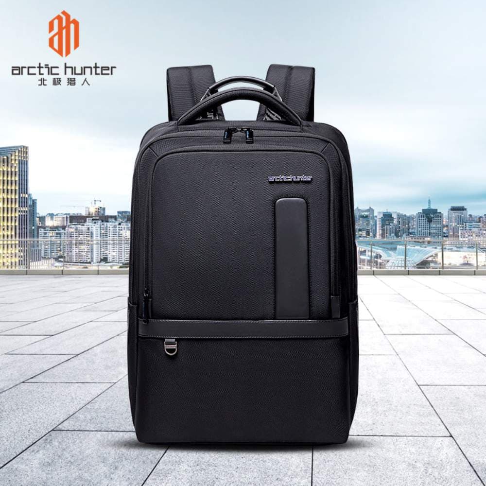 ARCTIC HUNTER B00490 Expandable(9cm) Fashion Men Backpacks 15.6inch USB Charging Laptop Backpack