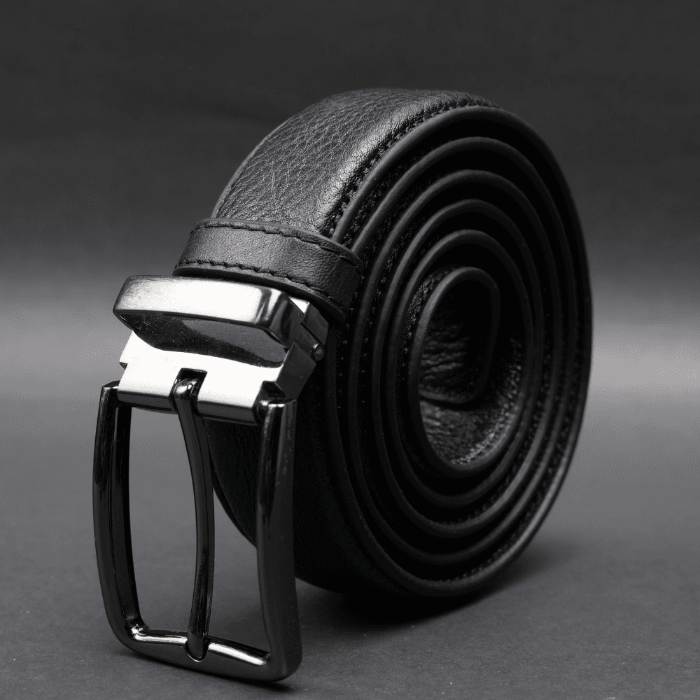 Zays Handcrafted Leather Belt for Men – Full-Grain Cowhide, Adjustable Fit, Stylish & Long-Lasting, Designed for Office, Traditional & Casual Use, Sweat-Resistant, Anti-Crack Build, Ideal for Daily Wear, Travel, Business & Event Outfits, With Premium Box