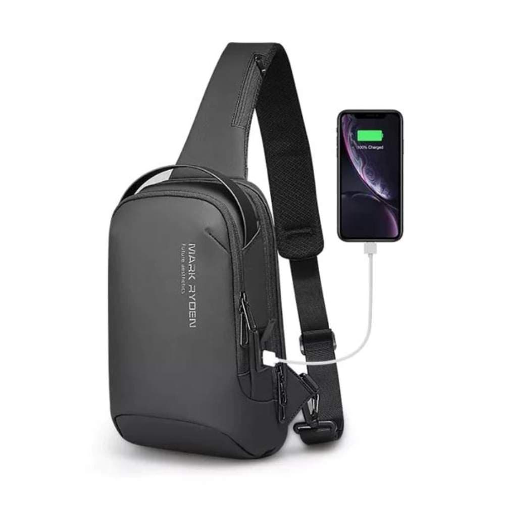 Mark Ryden MR-7918 Crossbody Chest Bag with Dual Charging Ports