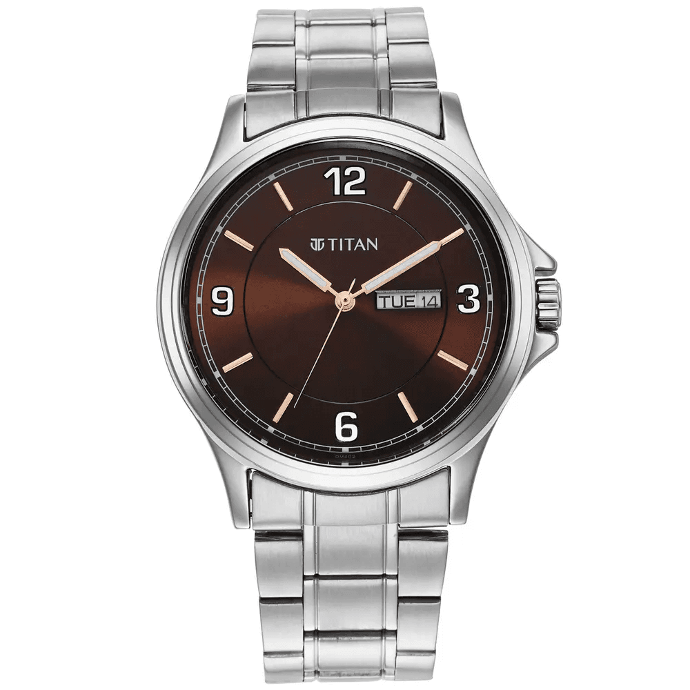 Titan Trendsetters Analog Stainless Steel Strap Men Watch (1870SM02)