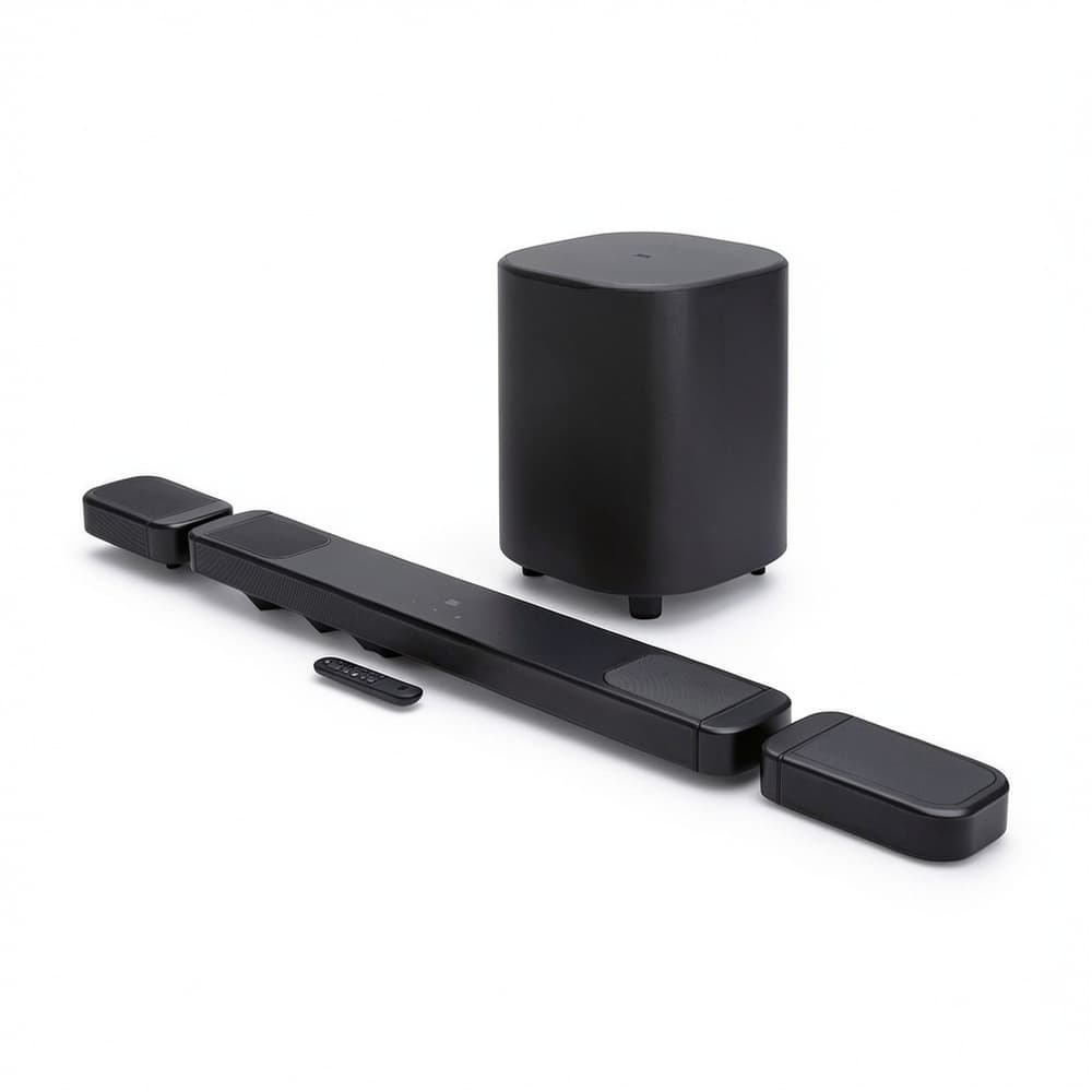 JBL Bar 1000MK2 7.1.4 channel soundbar system with detachable surround speakers, Dolby Atmos® and DTS:X®