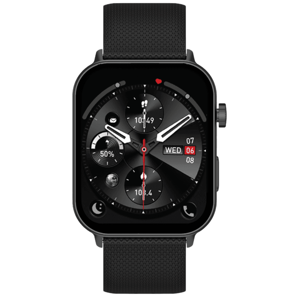 MOVR Classic Fit Bluetooth Calling Smart Watch, 1.95 inch AMOLED Display, IP68 1ATM, Up To 30days Standby