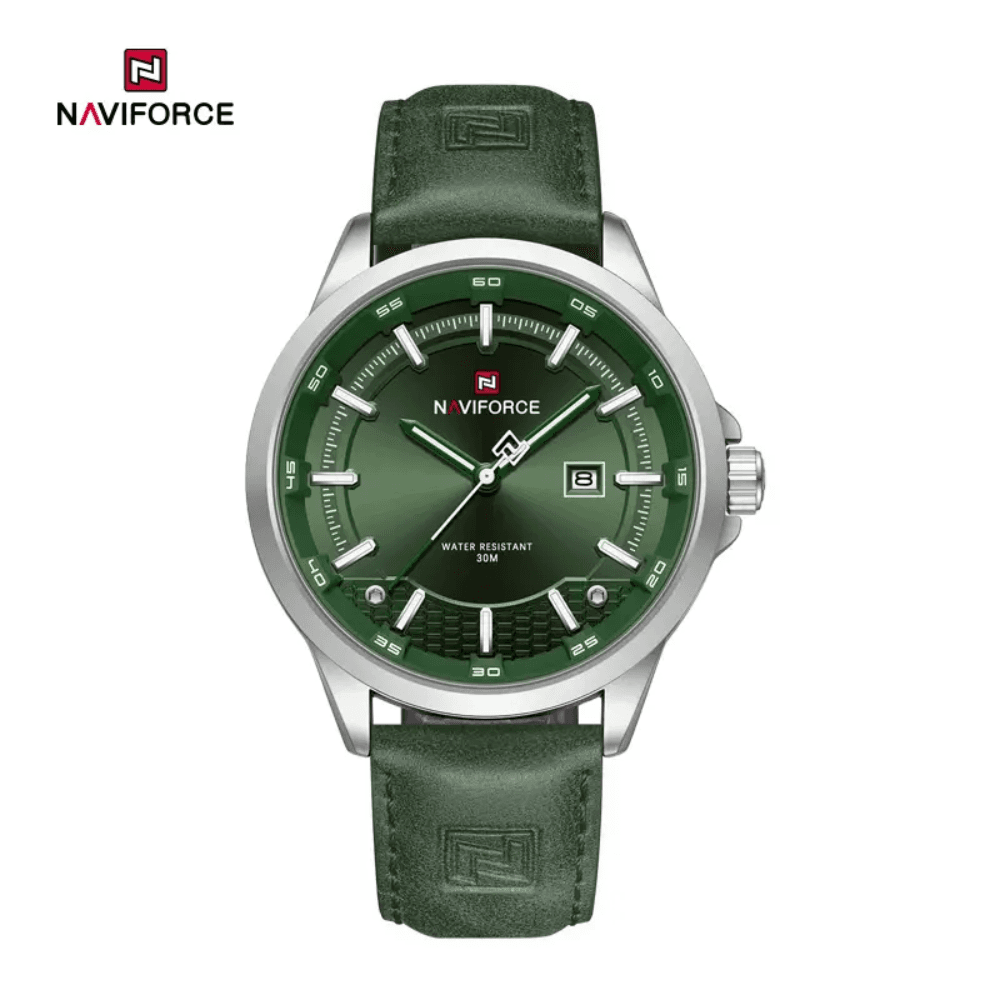 NAVIFORCE NF9248 Sports Watch Japanese Quartz Movement Waterproof Silicone Strap Date Display