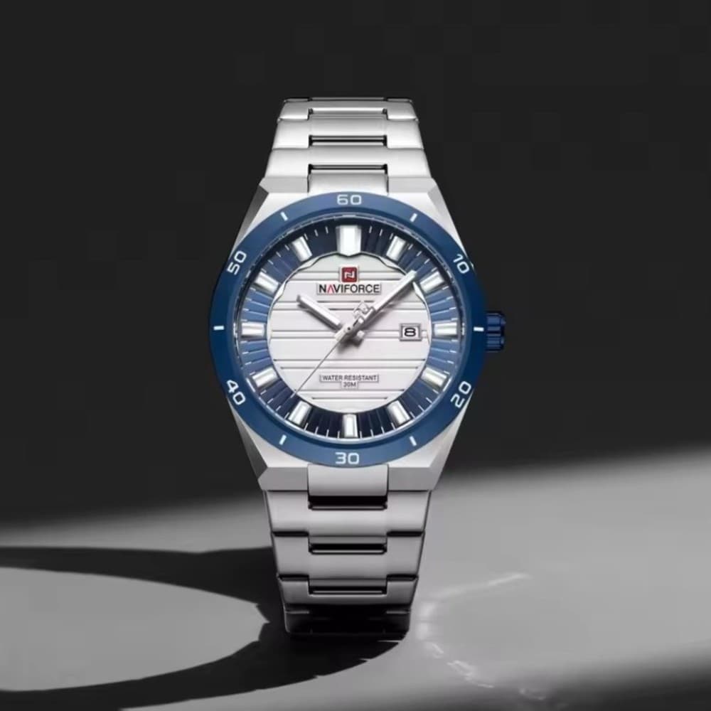9268 Naviforce 9268 - Silver Blue
